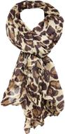 kmystic classic leopard print scarf women's accessories for scarves & wraps logo