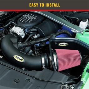 img 1 attached to 🚀 Airaid Cold Air Intake System: Boost Horsepower & Enhance Filtration | Compatible with 2005-2010 Chrysler/Dodge Models (300, Challenger, Charger, Magnum) - AIR-350-171