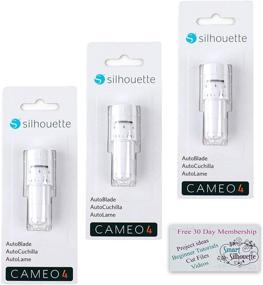 img 1 attached to 💡 Silhouette AutoBlade 2 - Пачка из 3 лезвий для Cameo 4 + 30-дневная пробная версия Smart-Silhouette