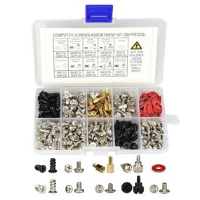 img 3 attached to Complete 360PCS Computer Screws Standoffs Assortment Kit: Ideal for Hard Drive, Computer Case, Motherboard, Fan, Power Graphics