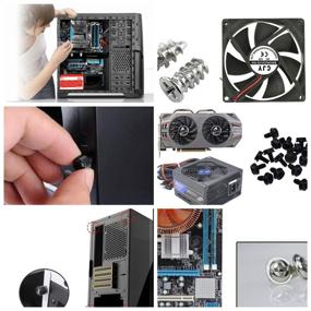 img 1 attached to Complete 360PCS Computer Screws Standoffs Assortment Kit: Ideal for Hard Drive, Computer Case, Motherboard, Fan, Power Graphics