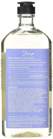 img 1 attached to Bath and Body Works Aromatherapy Sleep Lavender Vanilla Body Wash Foam Bath - 10oz per Bottle (2 Pack)