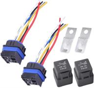 🔌 replacement power trim tilt relay for mercury outboard motor - replaces 882751a1, 3854138, 73040, 828151, 828151a1, 882751a2 (pack of 2) logo