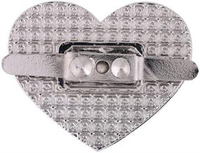 img 1 attached to Застежка на пуговицы в форме сердца Аксессуар для кожгалантереи