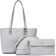 👜 bromen handbags fashion shoulder satchel: stylish women's handbags & wallets for satchels logo