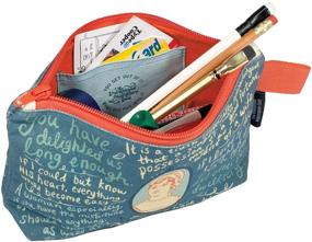 img 2 attached to 📚 Jane Austen Zipper Pouch - 9" Organizer for Pencils, Tools, Cosmetics and Beyond