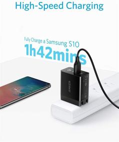 img 3 attached to 🔌 Anker 18W USB Wall Charger with Quick Charge 3.0 and Quick Charge 2.0 Compatibility - Powerport+ 1 for Anker Wireless Charger, Galaxy S10e/S10/Plus, Note 9, LG G7/V40/V30, iPhone, iPad and More (2-Pack)