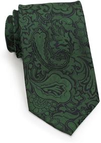 img 4 attached to 👔 Bows N Ties Vibrant Paisley Microfiber Necktie: Men's Accessories for Ties, Cummerbunds & Pocket Squares