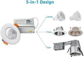 img 3 attached to 💡 Enhanced Illumination: LED FANTASY Adjustable Equivalent Downlight for Industrial Electrical Systems