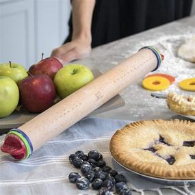 img 2 attached to 🥖 Enhance Precision with the K BASIX Adjustable Rolling Pin – Perfect for Baking, Cookies, Fondant, and More!