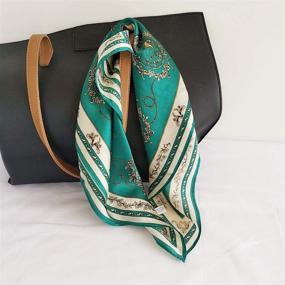 img 1 attached to 🧣 FONYVE 100% Mulberry Silk Scarves for Women - Accessorize in Style