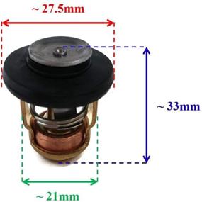 img 3 attached to Boat Motor Thermostat For Yamaha Tohatsu Nissan Mercury Mercruiser Quicksilver Honda Suzuki Outboard F 4HP - 250HP 60º 60 Degrees 2/4-Stroke Engine