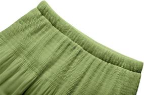 img 2 attached to Женская юбка макси "NASHALYLY" из шифона с эластичным высоким поясом, плиссированная в стиле А-силуэт: идеальное сочетание стиля и комфорта для любого случая.