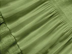 img 1 attached to Женская юбка макси "NASHALYLY" из шифона с эластичным высоким поясом, плиссированная в стиле А-силуэт: идеальное сочетание стиля и комфорта для любого случая.