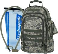 🎒 code alpha tac pac expandable 3-day backpack with hydrapak 3l hydration system, air force digital camouflage - one size by mercury tactical gear logo