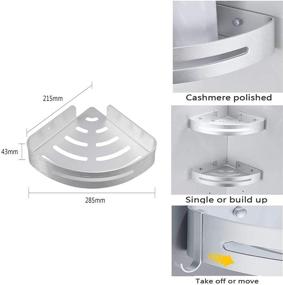 img 2 attached to Kamtop Aluminum Bathroom Adhesive Drilling