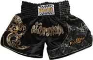 fluory muay thai shorts mma training grappling kickboxing fight shorts clothing for cage fighting and martial arts логотип