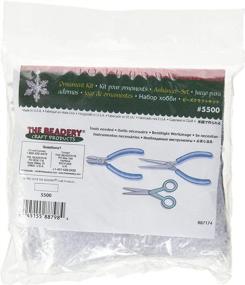 img 1 attached to Holiday Snowflake Ornaments: Beading & Jewelry Making Kit from Beadery