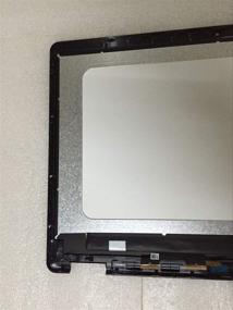 img 1 attached to 🖥️ YCLM 15.6'' Сенсорный ЖК-дисплей LED для ноутбука Acer Aspire R5-571T R5-571TG - черный 6M.GCCN5.001, модуль замены N156HCA-EA1
