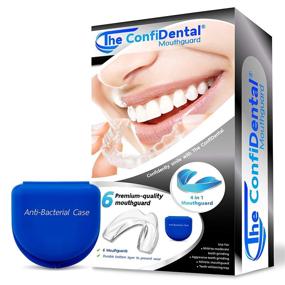 img 4 attached to 🦷 The ConfiDental - Pack of 6 Moldable Mouth Guard for Teeth Grinding, Clenching, and Bruxism - Ideal for Sports, Athletics, and Teeth Whitening Tray