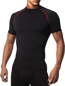 img 2 attached to 🏃 Optimized for SEO: Quick-Dry Compression Baselayer Running Shirt for Men by Defender Cool Dry