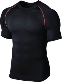 img 4 attached to 🏃 Optimized for SEO: Quick-Dry Compression Baselayer Running Shirt for Men by Defender Cool Dry