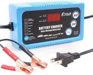 ⚡ katbo 6 amp smart battery charger: automatic and manual, 6v 12v charging logo