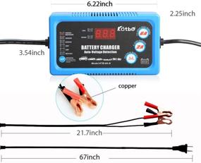 img 2 attached to ⚡ Katbo 6 Amp Smart Battery Charger: Automatic and Manual, 6V 12V Charging