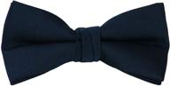 solid multicolored boys' bow tie - adjustable pre-tied accessory for babies and toddlers logo