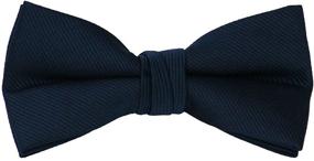 img 3 attached to Solid Multicolored Boys' Bow Tie - Adjustable Pre-Tied Accessory for Babies and Toddlers