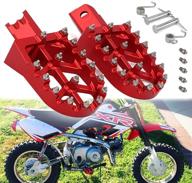 🏍️ красные ступени jfg racing для мотоциклов crf50 crf70 crf110 xr50 xr70 xr110 pit bike chinese stomp demon x wpb orion m2r lucky mx thumpstar piranha coolster и tao tao bosuer kayo логотип