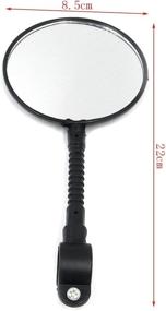 img 3 attached to 🚲 Quluxe 4 Pcs Bike Mirrors - 360 Degree Adjustable Bicycle Mirrors for Enhanced Rear View, Ideal for Cycling