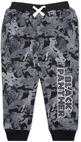 img 1 attached to Boys' Marvel Panther Spiderman Joggers – Stylish and Comfy Pants