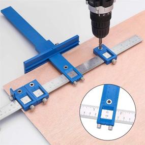 img 3 attached to 🔧 Cabinet Hardware Jig Tool: Drill Guide for Cabinet Handles and Knobs – Template Tool with Storage, Perfect Power Tool Accessory for Easy Installation of Handles and Pulls