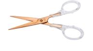 acrylic gold craft scissors (6 logo