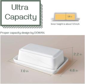 img 2 attached to DOWAN Butter Dish Lid Measurements