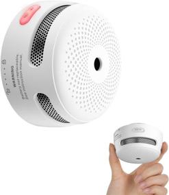img 4 attached to 🔥 X-Sense XS01: 10-Year Battery Mini Smoke Detector with LED Indicator & Silence Button - Photoelectric Smoke Fire Alarm