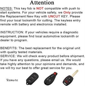 img 1 attached to 🔑 DRIVESTAR Car Key Fob Keyless Entry Remote - Compatible with Chevy Silverado, Traverse, Equinox, Avalanche; GMC Sierra, Yukon; Pontiac Torrent (OUC60270, OUC60221)