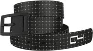 women's accessories: white golf belt with black buckle - enhancing your style in belts logo