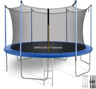 bluerise trampoline: a fun and safe indoor/outdoor recreational trampoline for kids - 6ft to 14ft options available logo