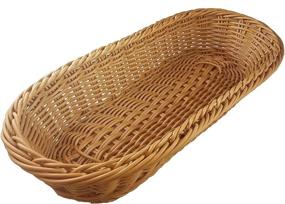 img 2 attached to 🧺 Polypropylene Wicker Bread Basket by KOVOT