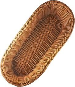 img 1 attached to 🧺 Polypropylene Wicker Bread Basket by KOVOT