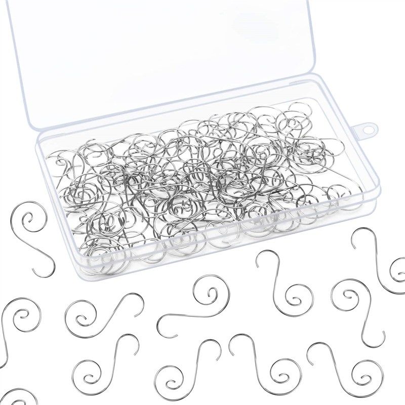 elcoho christmas ornament decorations (silver) 로고