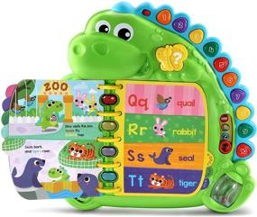 img 3 attached to LeapFrog Dino's Delightful Day Alphabet Book: Веселое обучение для детей, зеленый