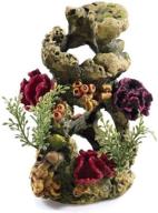 polyresin coral aquarium decoration 18cm logo