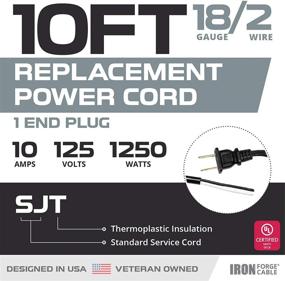 img 3 attached to AWG Replacement Power Cord Open Industrial Electrical for Wiring & Connecting