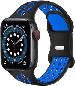 img 4 attached to SVISVIPA Sport Bands Compatible For Apple Watch Bands 38Mm 40Mm 41Mm