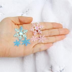 img 2 attached to ❄️ Enhance Your Winter Wonderland Party with FOIMAS 1600pcs Christmas Snowflake Confetti!