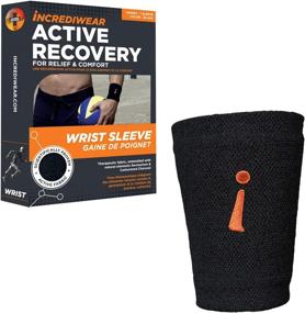 img 4 attached to INCREDIWEAR Wrist Sleeve Black Large