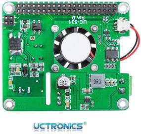 img 2 attached to 🔌 UCTRONICS PoE HAT для Raspberry Pi 4: Плата расширения с питанием через Ethernet и вентилятором охлаждения